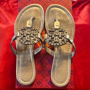 Tory Burch Metallic Sandals